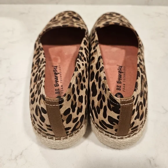 Dr. Scholls Festival Espadrilles Slip On Cheetah Print Slip On Shoes Size 10 - Picture 6 of 10